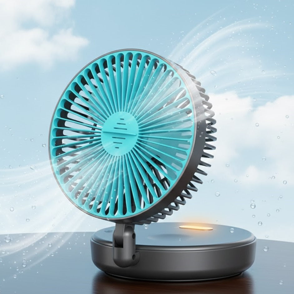 FoldFan™ 3-in-1 Rechargeable Folding Fan